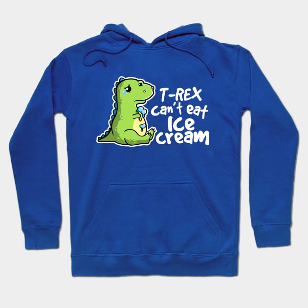 Sad t-rex Hoodie by NemiMakeit